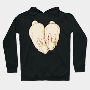 Heart bunnies Hoodie